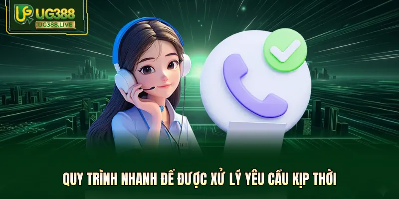Quy trình nhanh để được xử lý yêu cầu kịp thời