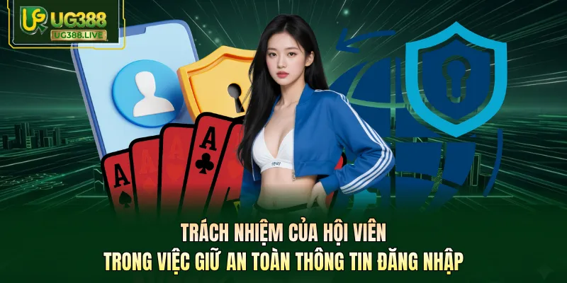 Trách nhiệm của hội viên trong việc giữ an toàn thông tin đăng nhập